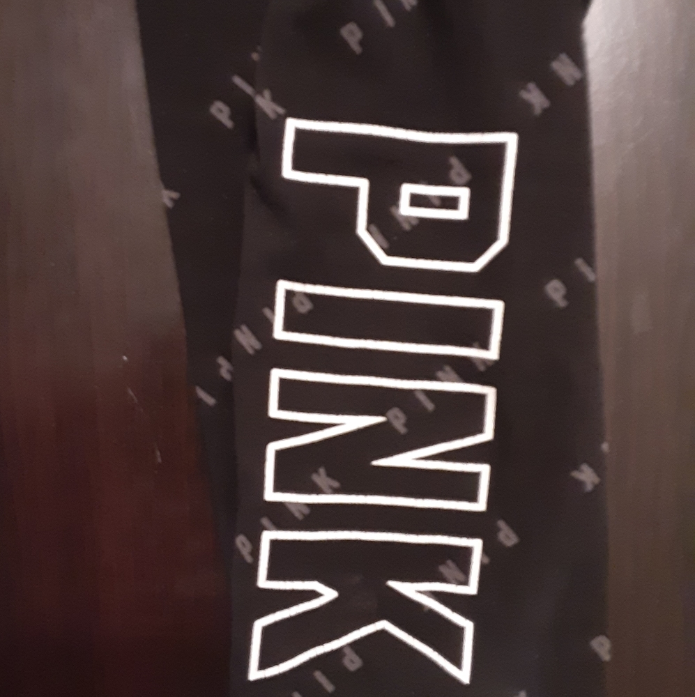 Womens pink Victoria's secret capri leggings